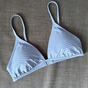 New Aerie Sky Blue Bikini Top Sz XL
